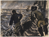 TdM C 081
<br/>
Inhalen der netten op zee
<br/>
<em>Nijland, Dirk Hidde (1881-1955)</em>